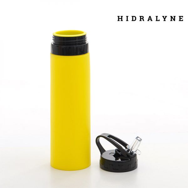 Silikónová fľaša Hidralyne pre športovcov 550ml - oranžová
