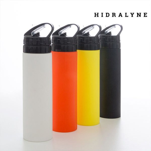 Silikónová fľaša Hidralyne pre športovcov 550ml - oranžová