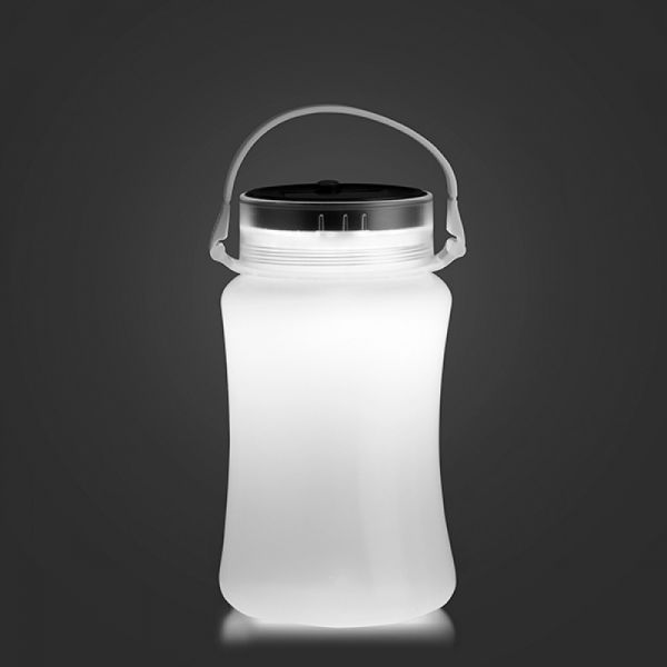 Partner Adventures Silikónová solárna LED fľaša 16.5 x 9 cm