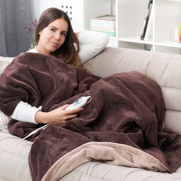 InnovaGoods Vlnená elektrická deka Home Climate 160 x 120 cm