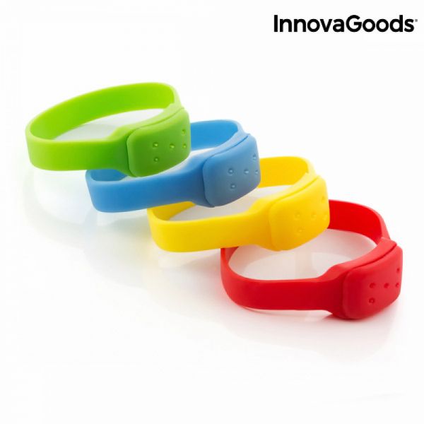 InnovaGoods Citronella náramok proti komárom, žltý