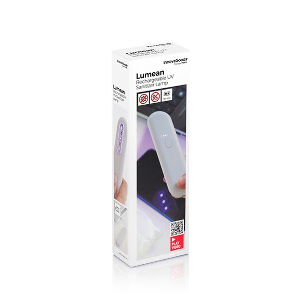 Nabíjateľná lampa UV Sanitizer Lumean InnovaGoods