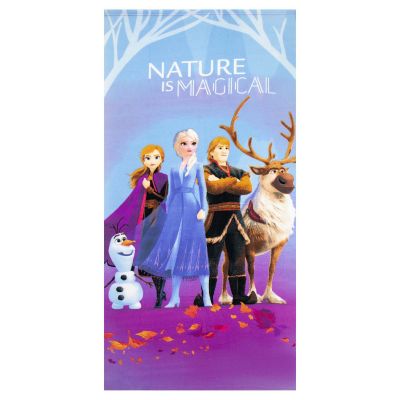 Frozen Disney - plážová osuška z mikrovlákna "Nature is Mag"