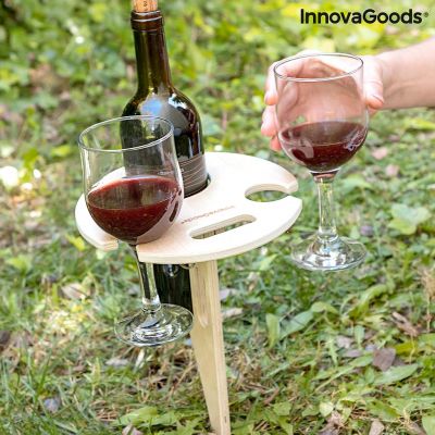 Skladací a prenosný stôl na víno do exteriéru Winnek InnovaGoods